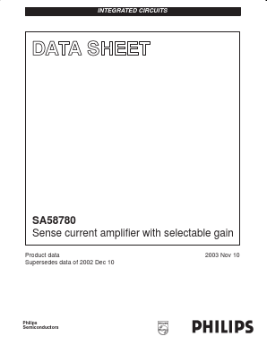 SA58780D Datasheet PDF Philips Electronics