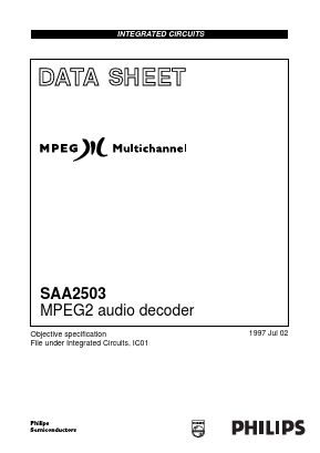 SAA2503 Datasheet PDF Philips Electronics