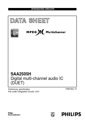 SAA2505H Datasheet PDF Philips Electronics