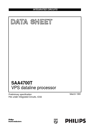 SAA4700T/V5 Datasheet PDF Philips Electronics
