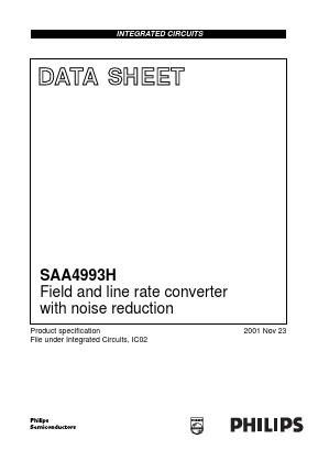 SAA4993H Datasheet PDF Philips Electronics