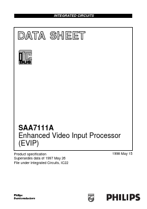 SAA7111A Datasheet PDF Philips Electronics