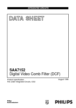 SAA7152 Datasheet PDF Philips Electronics
