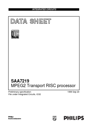 SAA7219HS Datasheet PDF Philips Electronics