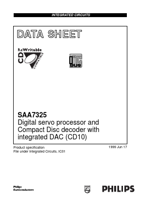SAA7325H/M1 Datasheet PDF Philips Electronics
