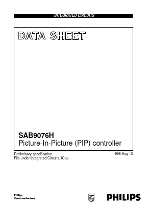 SAB9076H Datasheet PDF Philips Electronics