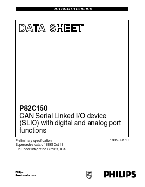 P82C150AHT Datasheet PDF Philips Electronics