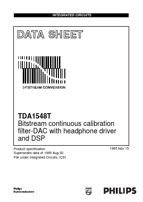 TDA1548T Datasheet PDF Philips Electronics