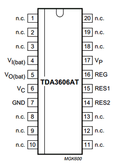 TDA3606AT/N1 Datasheet PDF Philips Electronics