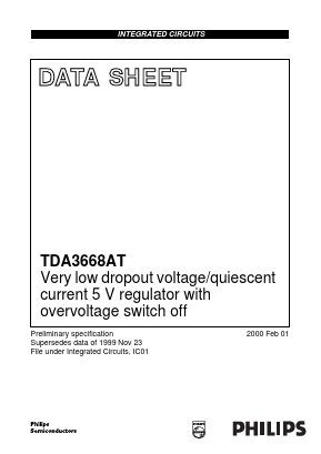 TDA3668 Datasheet PDF Philips Electronics