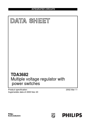 TDA3682ST Datasheet PDF Philips Electronics