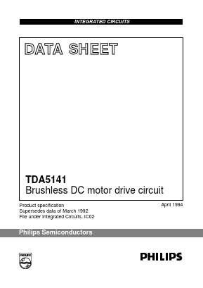 TDA5141 Datasheet PDF Philips Electronics