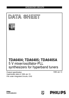TDA6405TS/C2 Datasheet PDF Philips Electronics