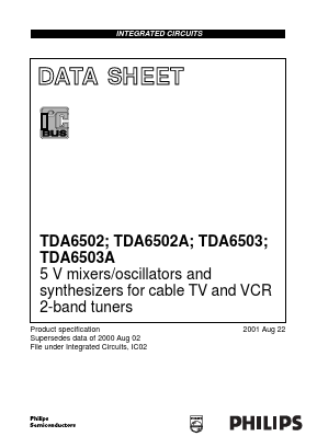 TDA6503A Datasheet PDF Philips Electronics