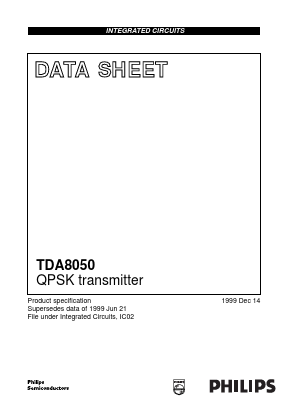 TDA8050 Datasheet PDF Philips Electronics