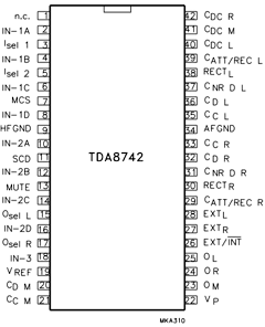 TDA8742 Datasheet PDF Philips Electronics