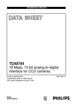 TDA8784HL Datasheet PDF Philips Electronics