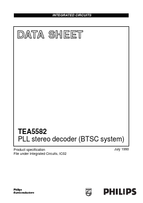 TEA5582 Datasheet PDF Philips Electronics