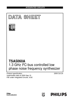 TSA5060A Datasheet PDF Philips Electronics