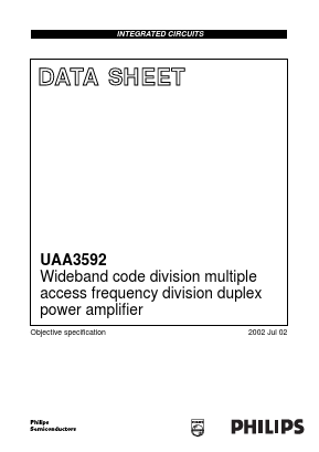 UAA3592HN Datasheet PDF Philips Electronics