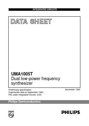 UMA1005T Datasheet PDF Philips Electronics