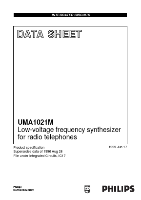 UMA1021M/C2 Datasheet PDF Philips Electronics