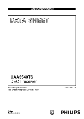 UAA3540 Datasheet PDF Philips Electronics