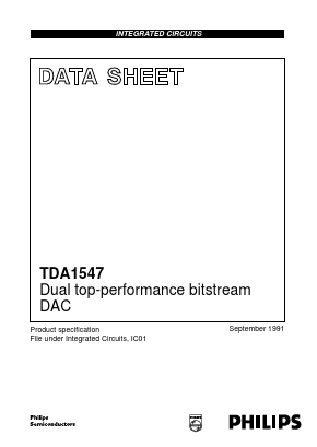 TDA1547 Datasheet PDF Philips Electronics