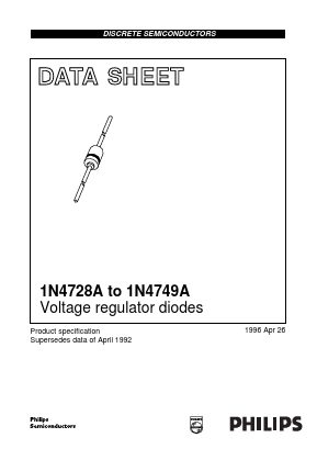 1N4732A Datasheet PDF Philips Electronics
