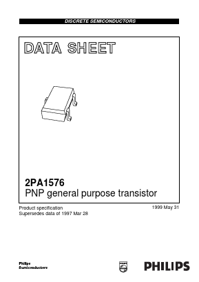 2PA1576 Datasheet PDF Philips Electronics