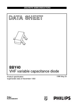 BBY40 Datasheet PDF Philips Electronics