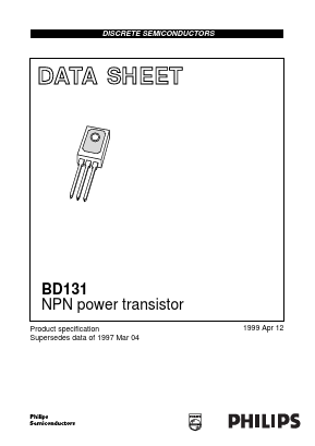 BD131 Datasheet PDF Philips Electronics