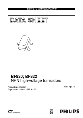 BF822 Datasheet PDF Philips Electronics