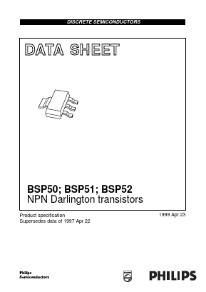 BSP50 Datasheet PDF Philips Electronics