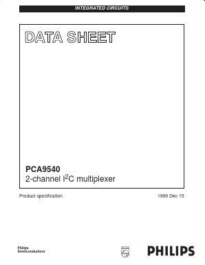 PCA9540 Datasheet PDF Philips Electronics