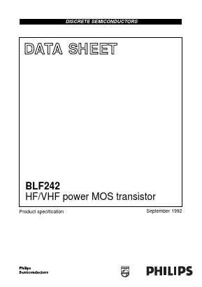 BLF242 Datasheet PDF Philips Electronics