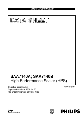 SAA7140B Datasheet PDF Philips Electronics