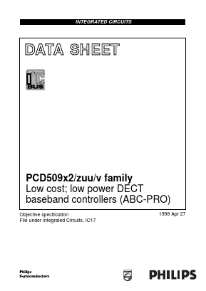 PCD509X2 Datasheet PDF Philips Electronics