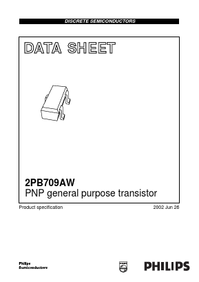 2PB709AQW Datasheet PDF Philips Electronics
