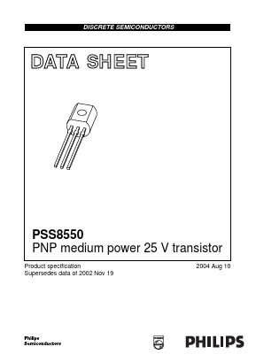PSS8550C Datasheet PDF Philips Electronics
