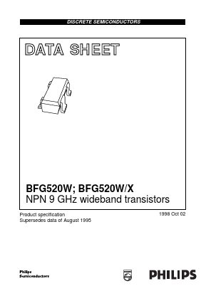 BFG520W Datasheet PDF Philips Electronics