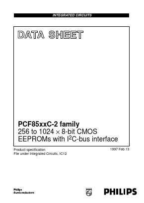 PCF8582C-2W/03-280 Datasheet PDF Philips Electronics