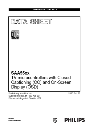 SAA5541PS/NNNN Datasheet PDF Philips Electronics