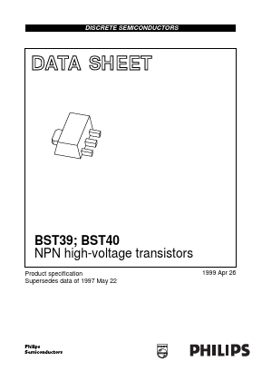BST40 Datasheet PDF Philips Electronics