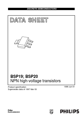 BSP19 Datasheet PDF Philips Electronics