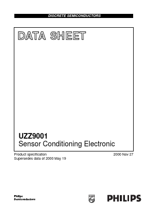 UZZ9001 Datasheet PDF Philips Electronics