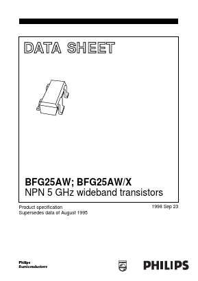 BFG25AW-X Datasheet PDF Philips Electronics