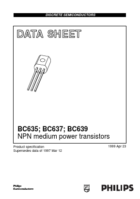 BC635-16 Datasheet PDF Philips Electronics