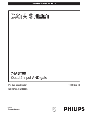 74ABT08 Datasheet PDF Philips Electronics