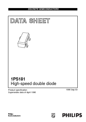 1PS181 Datasheet PDF Philips Electronics